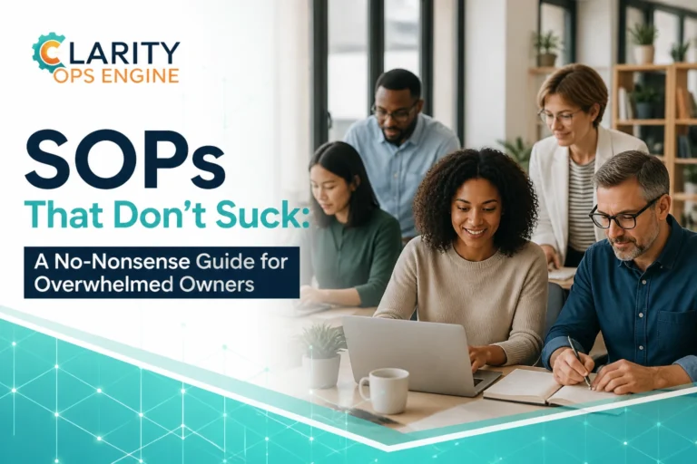 Small Business SOPs: 7 Secrets to Stop the Chaos