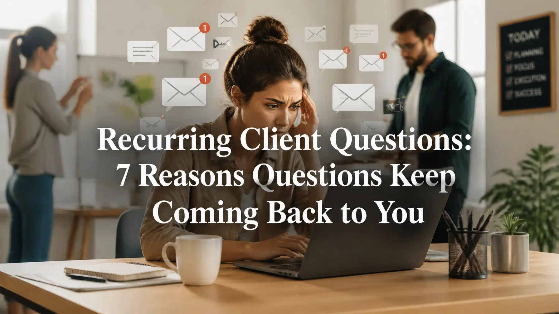 Stop being the bottleneck. Learn the 7 vital ways to fix recurring client questions so your team can handle the noise and you can focus on scaling your growth.